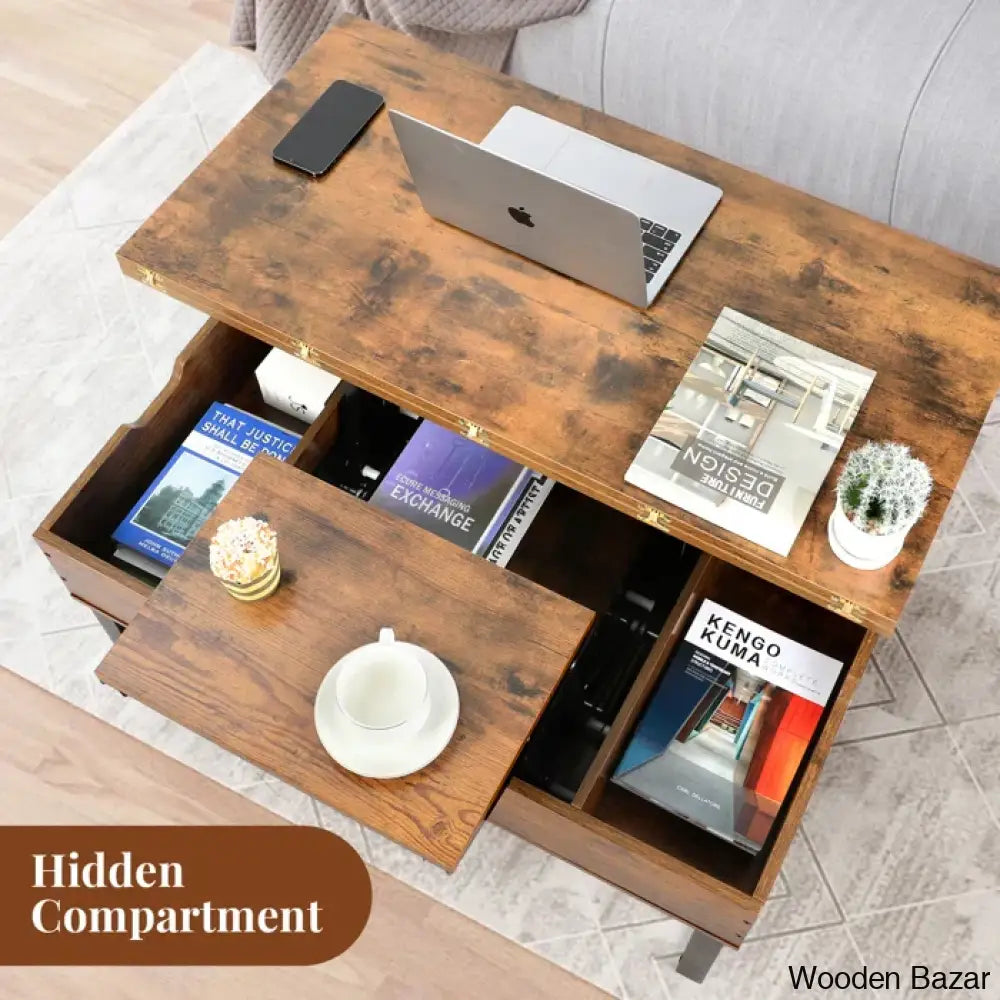 Allyssiac Lift Top Coffee And Center Table