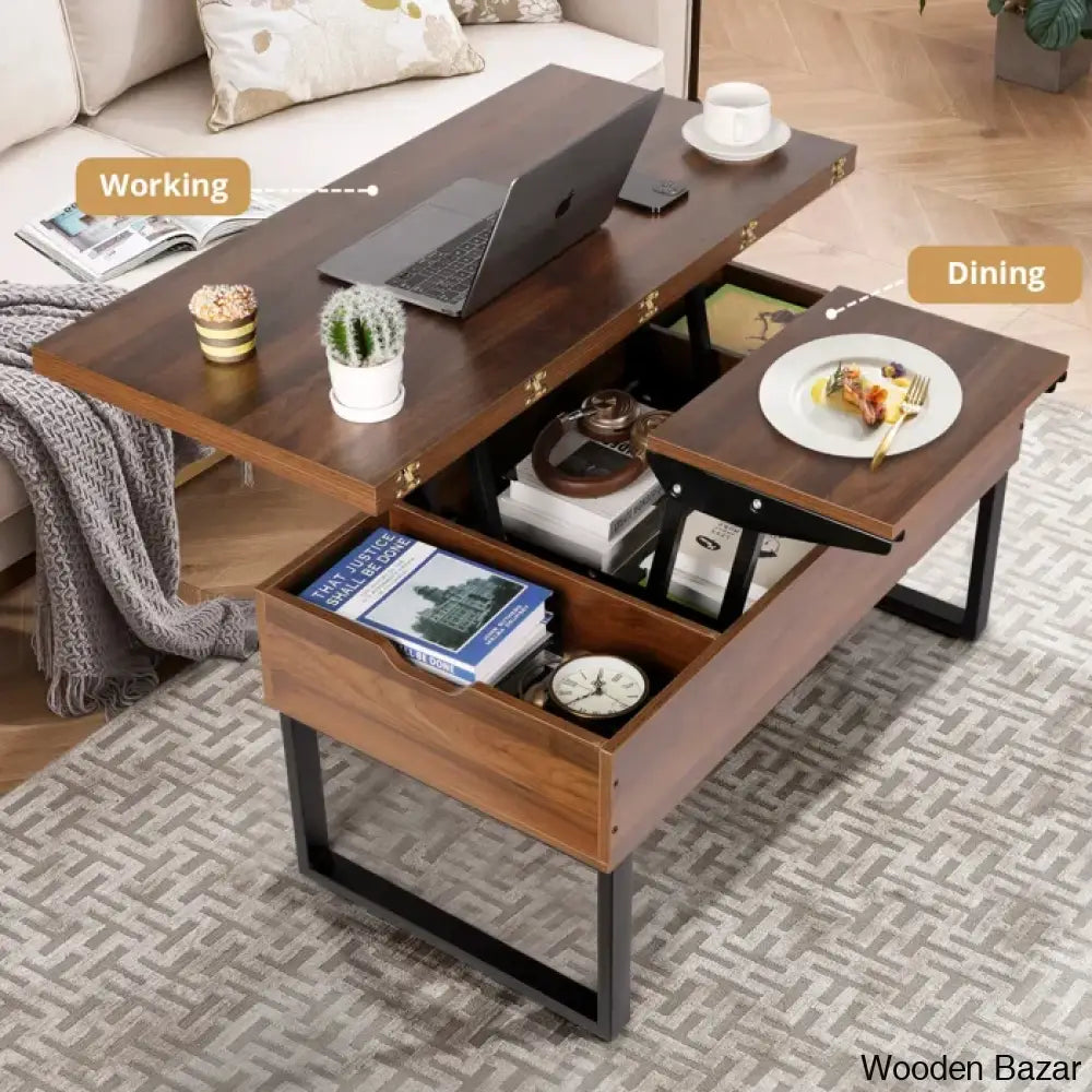 Allyssiac Lift Top Coffee And Center Table