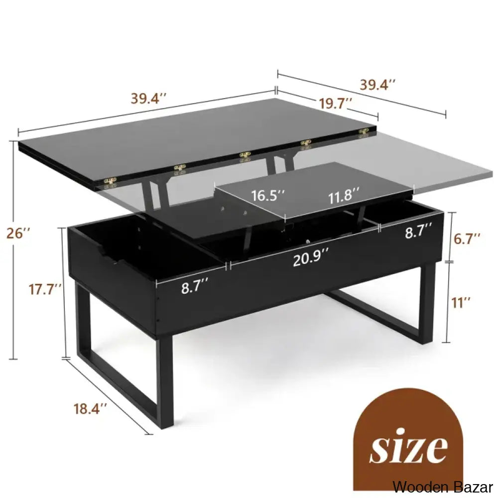 Allyssiac Lift Top Coffee And Center Table