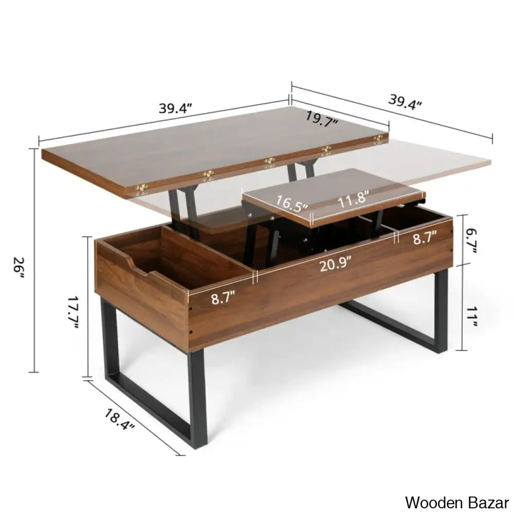 Allyssiac Lift Top Coffee And Center Table