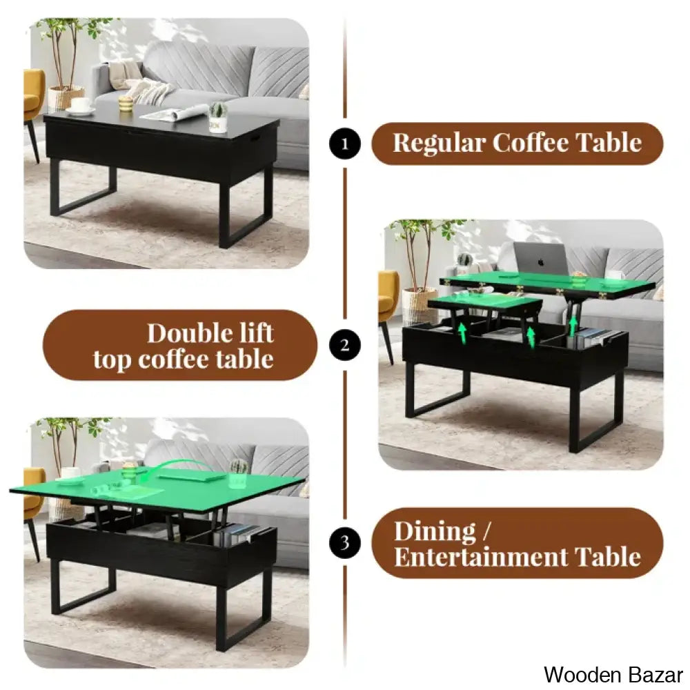 Allyssiac Lift Top Coffee And Center Table