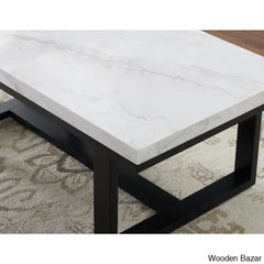 Almeniya Marble Top Coffee And Center Table