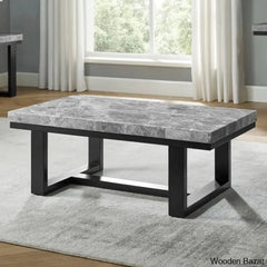 Almeniya Marble Top Coffee And Center Table Gray