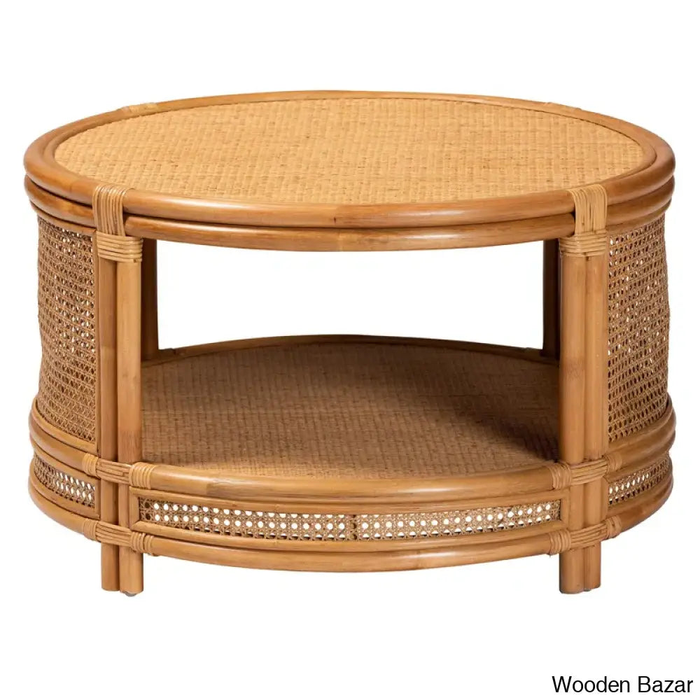 Alsero Rattan Coffee And Center Table