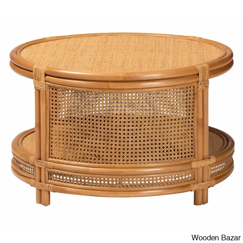 Alsero Rattan Coffee And Center Table