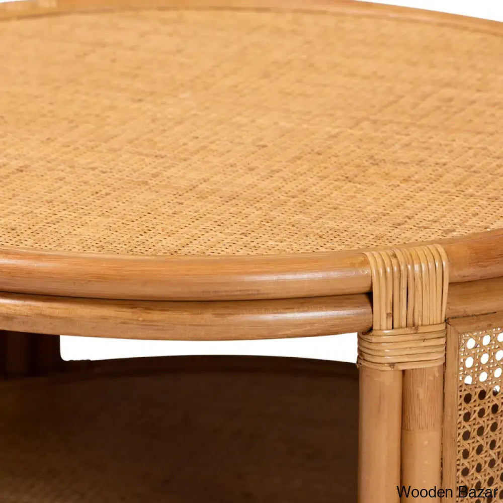 Alsero Rattan Coffee And Center Table