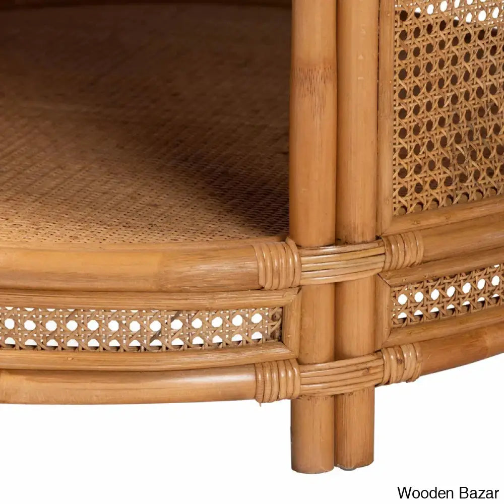 Alsero Rattan Coffee And Center Table