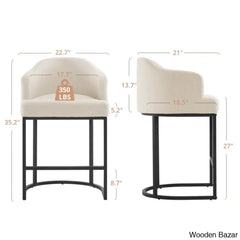 Alyces Swivel 27’’ Counter And Bar Stool With Metal Frame