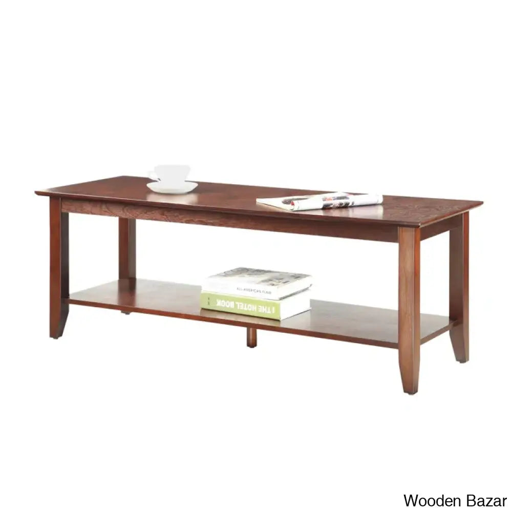 Alysouin Solid Wood Coffee And Center Table