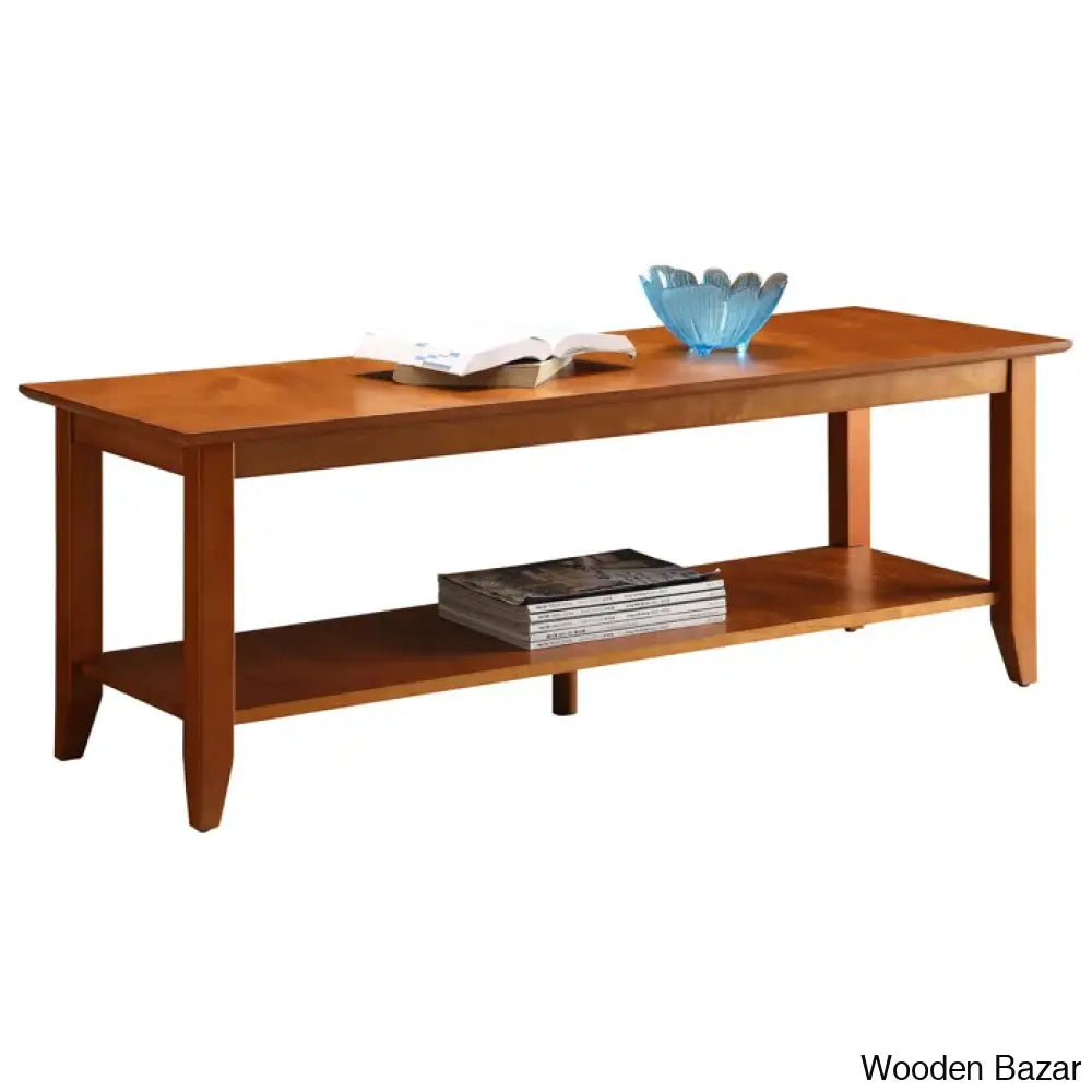 Alysouin Solid Wood Coffee And Center Table