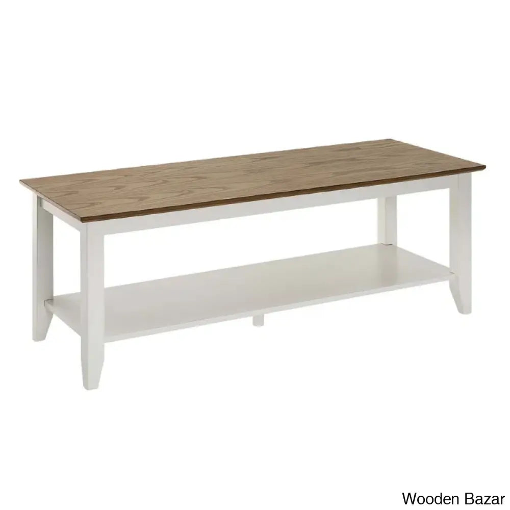 Alysouin Solid Wood Coffee And Center Table