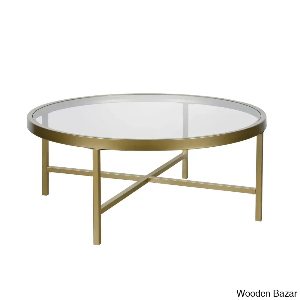 Amanyie Glass Top Coffee And Center Table