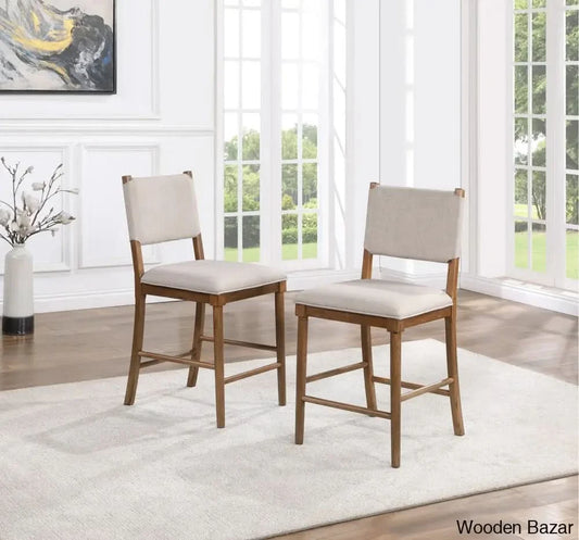 Ameetax Swivel Counter And Bar Stool (Set Of 2) Brown