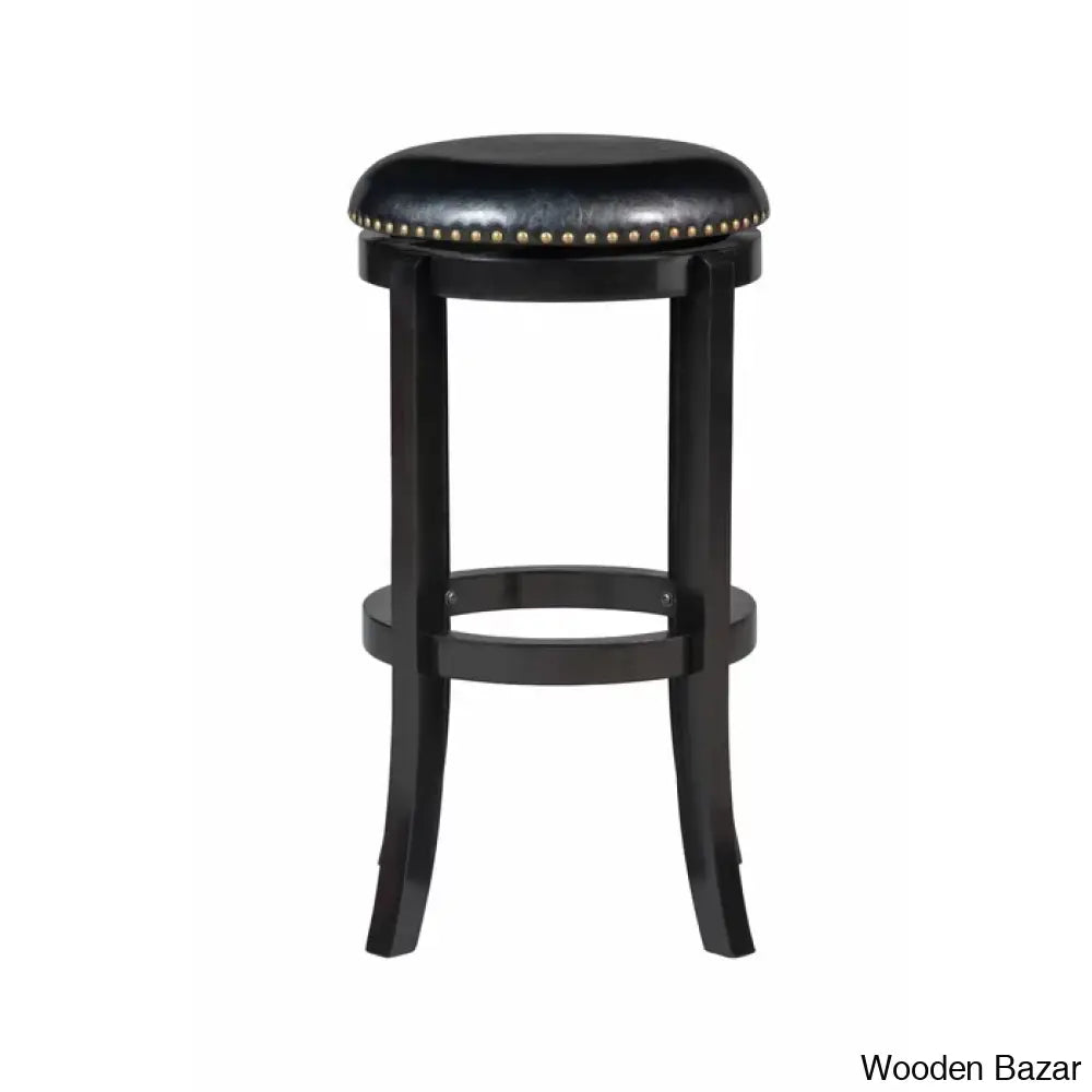 Ameilo Swivel Upholstered Counter And Bar Stool With Metal Frame