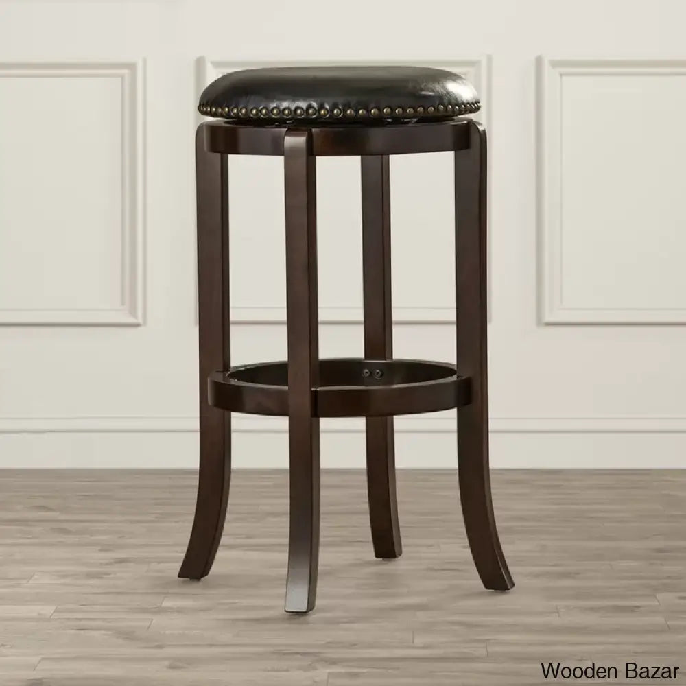 Ameilo Swivel Upholstered Counter And Bar Stool With Metal Frame