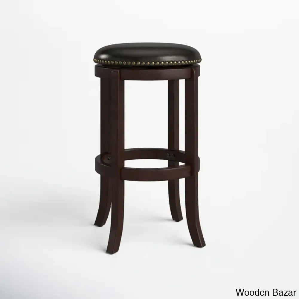 Ameilo Swivel Upholstered Counter And Bar Stool With Metal Frame