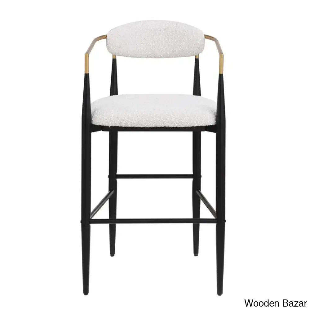 Amenz Upholstered Counter And Bar Stools (Set Of 2)