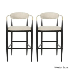 Amenz Upholstered Counter And Bar Stools (Set Of 2)