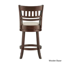 Amerahz Swivel Upholstered Counter And Bar Stool