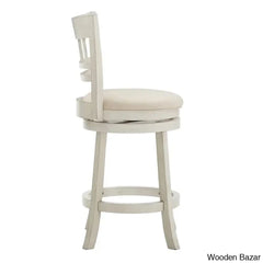 Amerahz Swivel Upholstered Counter And Bar Stool