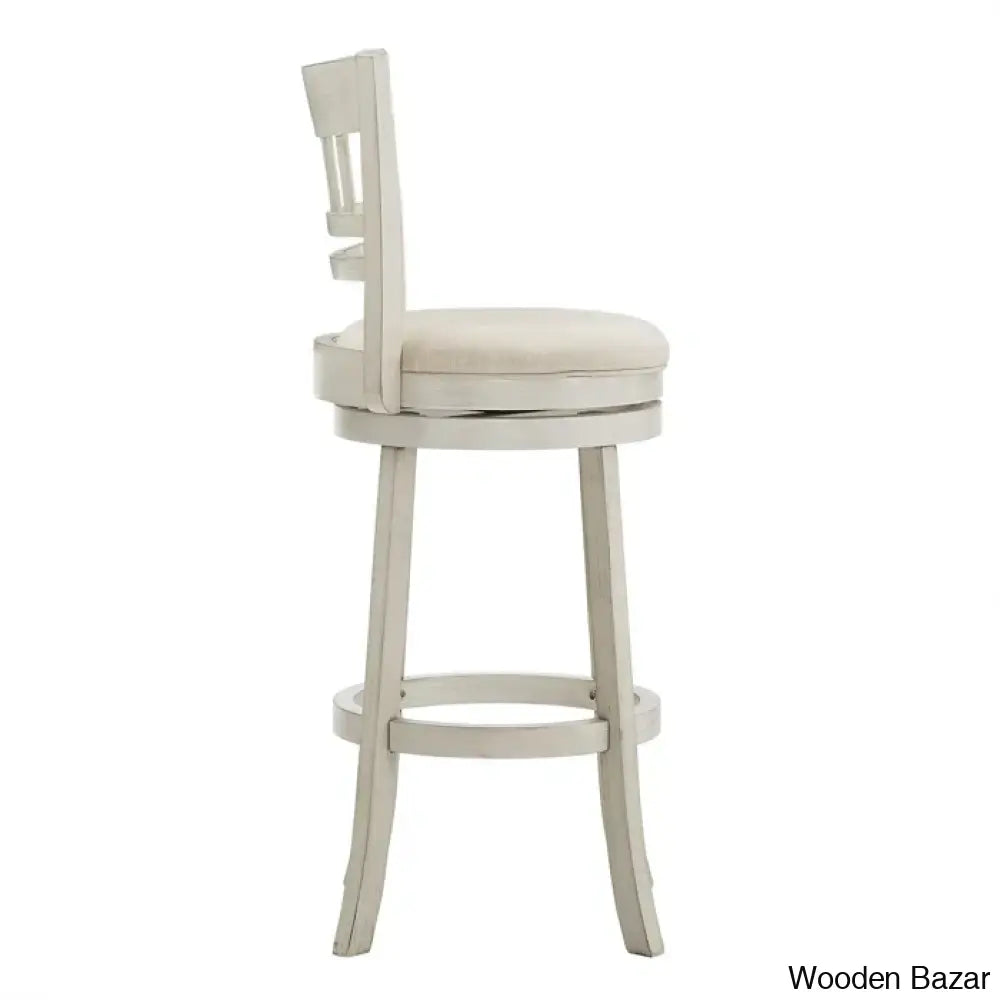 Amerahz Swivel Upholstered Counter And Bar Stool