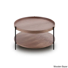 Amiase Solid Wood Top Coffee And Center Table