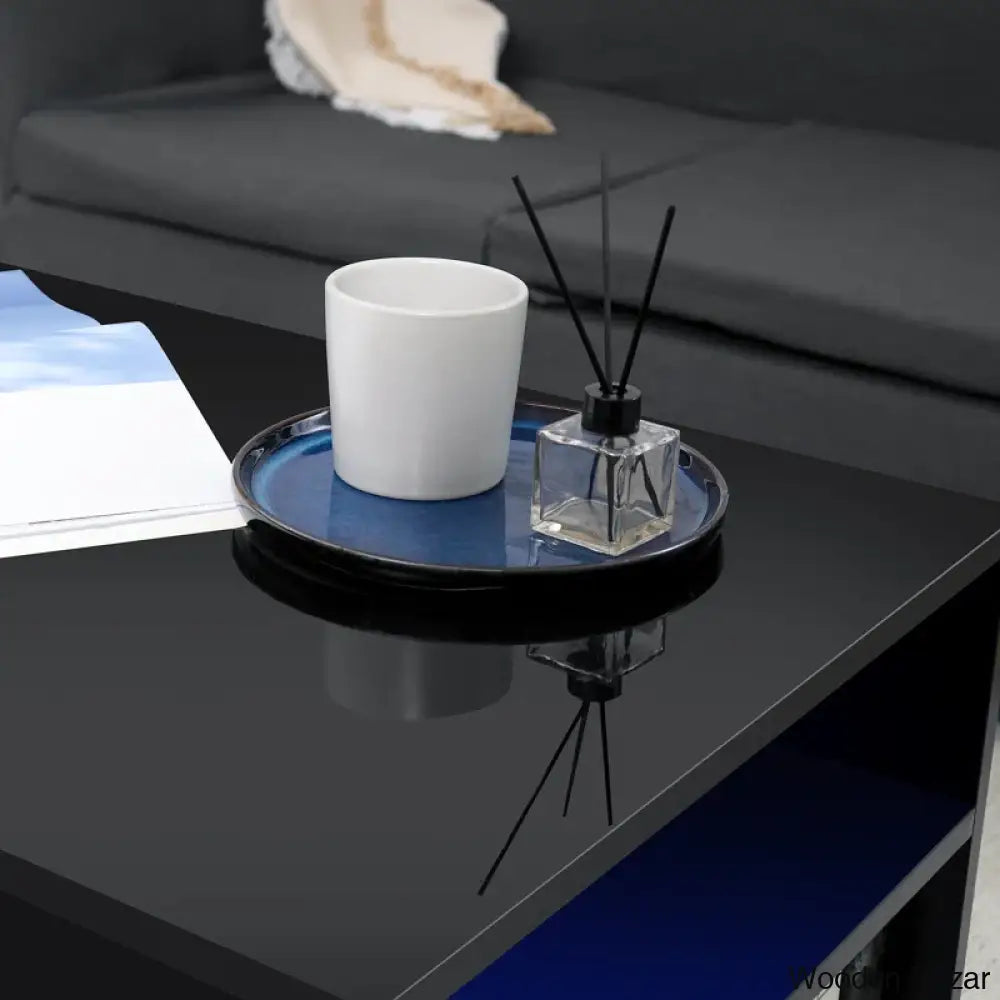 Amilliya Coffee And Center Table With Smart App Controlled Led Light