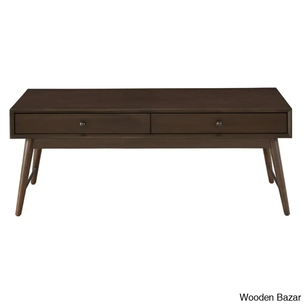 Andersen Solid Wood Top Coffee And Center Table