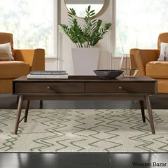 Andersen Solid Wood Top Coffee And Center Table