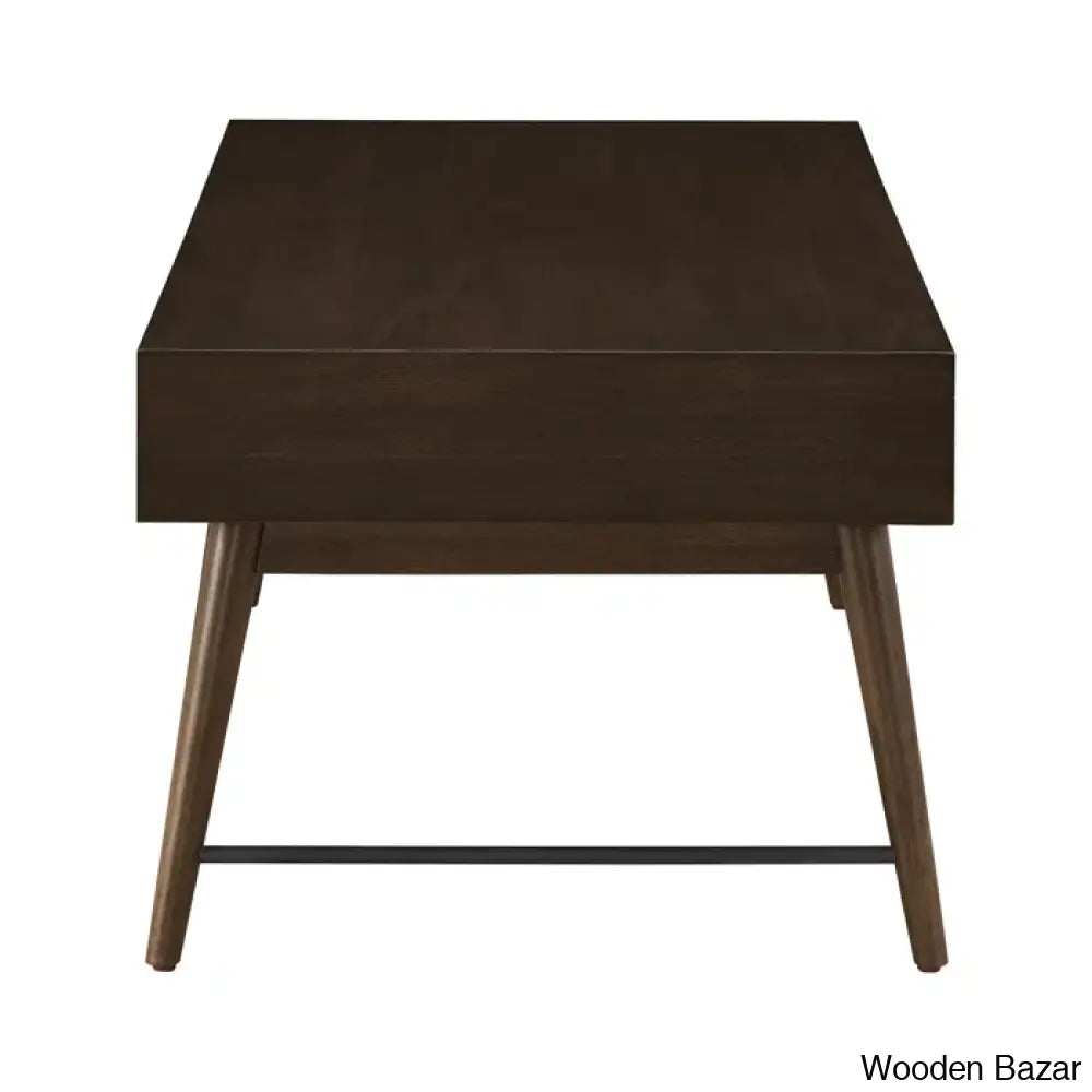 Andersen Solid Wood Top Coffee And Center Table