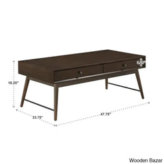 Andersen Solid Wood Top Coffee And Center Table