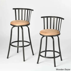 Andrienney Swivel Upholstered Counter And Bar Stool With Both 24’’/29’’ Legs Shipped (Set Of 2)