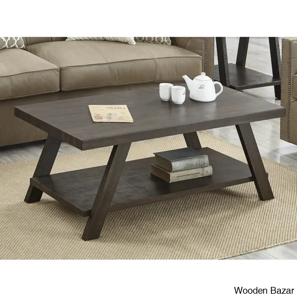 Angeleca Coffee And Center Table