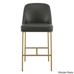 Angelicko Swivel Upholstered 27’’ Counter And Bar Stool With Metal Frame (Set Of 2)