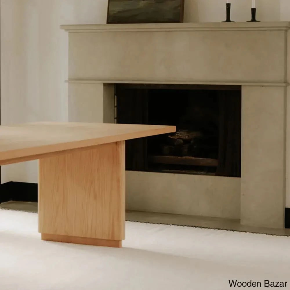 Round Off Table Annalee Round Off Dining Table for Modern Spaces | Wooden Bazar