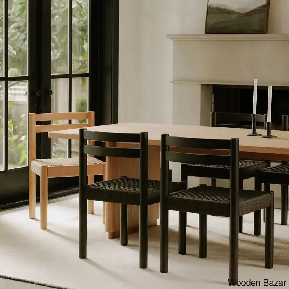 Round Off Table Annalee Round Off Dining Table for Modern Spaces | Wooden Bazar