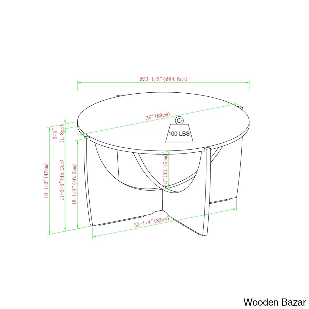 Annekathrine Coffee And Center Table