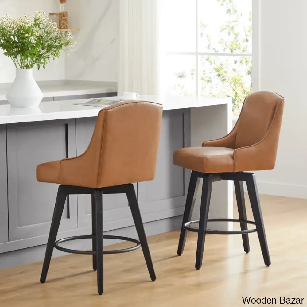 Annelottey 26’’ Swivel Counter Stool (Set Of 2)