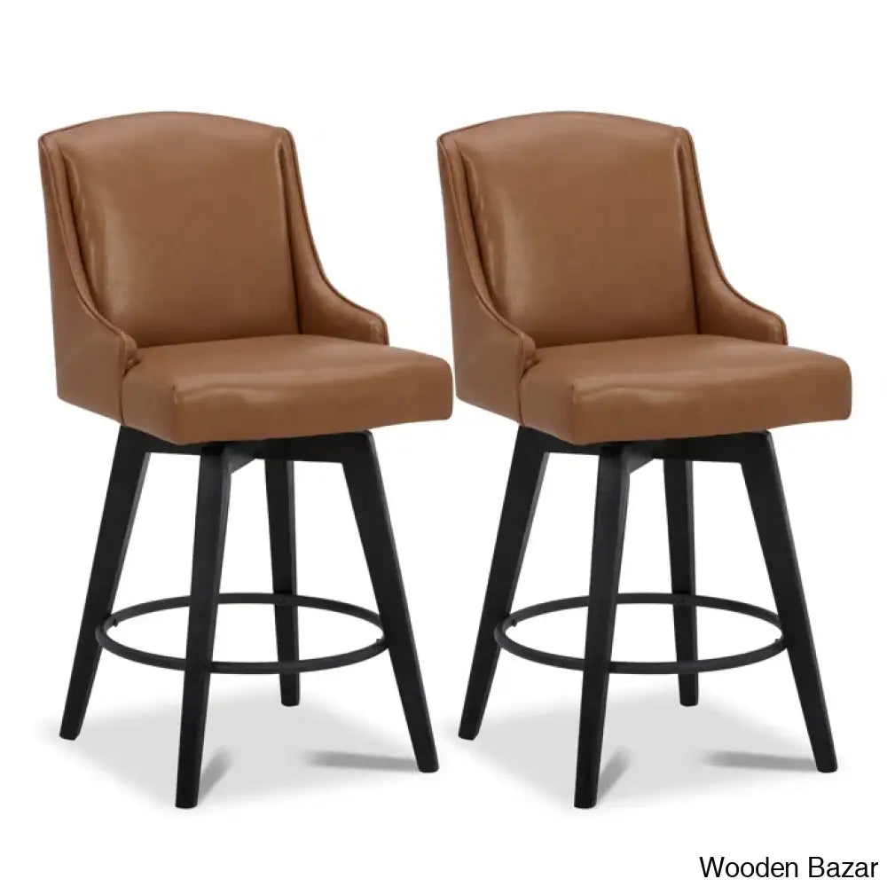 Annelottey 26’’ Swivel Counter Stool (Set Of 2)