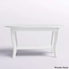Annwyley 36’’ Oval Coffee Table With Shelf And Center