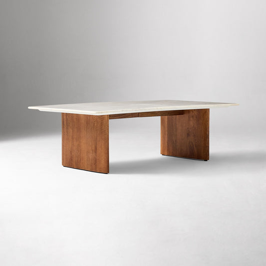 Inger Marble Coffee Table - Wooden bazar