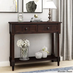 Wood Console Table