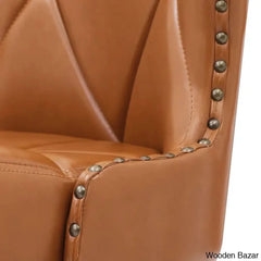 Arabelez Swivel Upholstered 26’’ Counter Stool With Solid Wood Frame (Set Of 4)