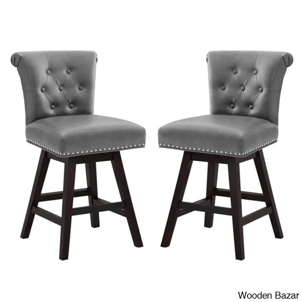 Aralisz Swivel 26’’ Counter And Bar Stool (Set Of 2)