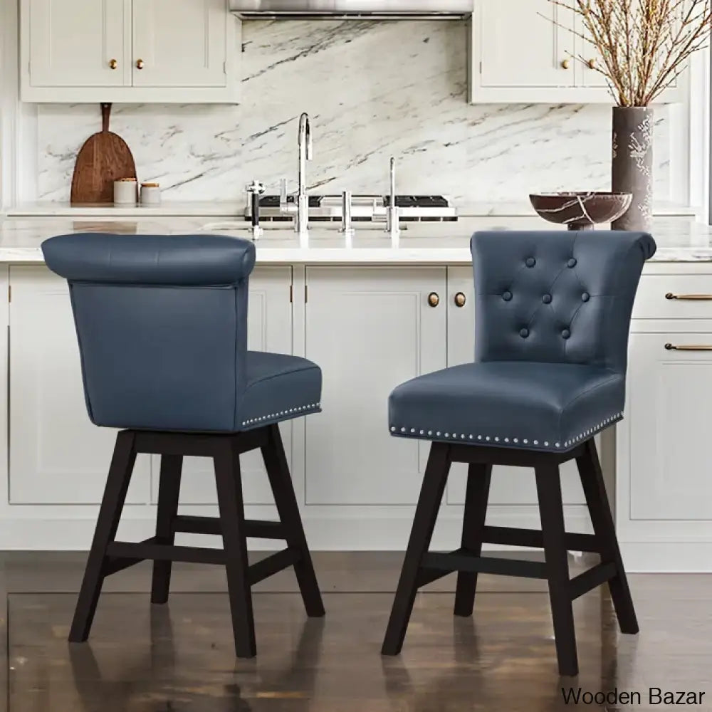 Aralisz Swivel 26’’ Counter And Bar Stool (Set Of 2)