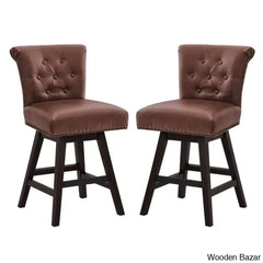 Aralisz Swivel 26’’ Counter And Bar Stool (Set Of 2)