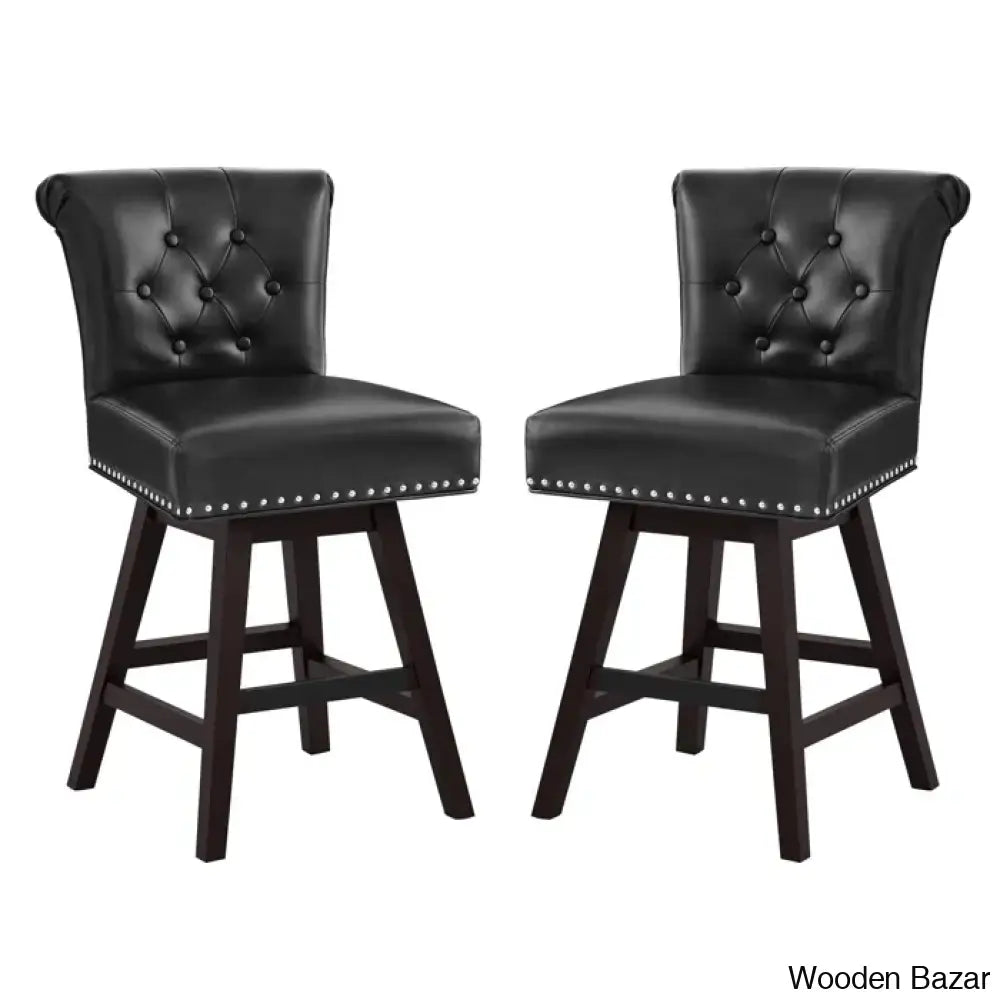 Aralisz Swivel 26’’ Counter And Bar Stool (Set Of 2)