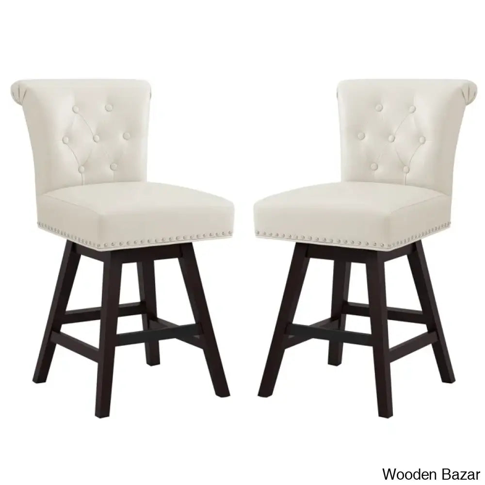 Aralisz Swivel 26’’ Counter And Bar Stool (Set Of 2)