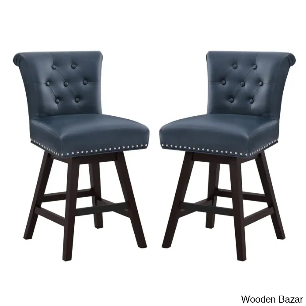 Aralisz Swivel 26’’ Counter And Bar Stool (Set Of 2)