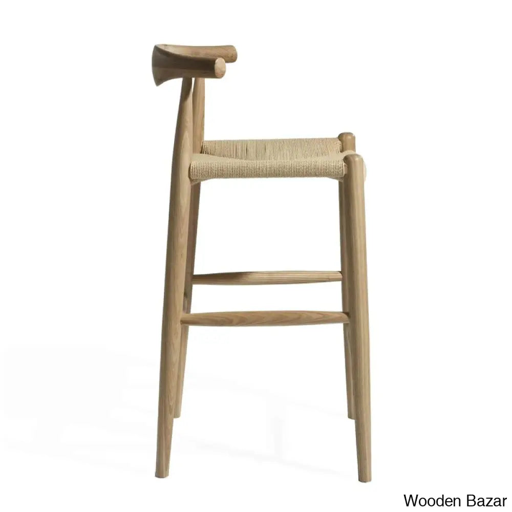 Ardeo Solid Wood Bar & Counter Stool And Bar Stool